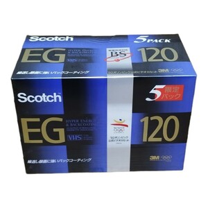 スコッチ VHS ビデオテープ 5巻パック T-120EGH×5