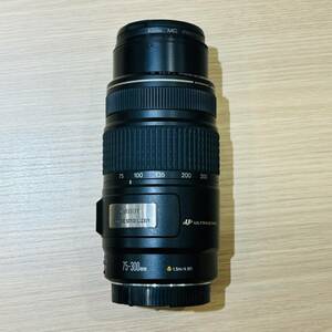 【APS 6541】 1円～ CANON キヤノン ZOOM LENS EF 75-300mm 1:4-5.6 IS ULTRASONIC IMAGE STABILIZER 動作未確認 レンズ 現状品