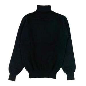 ☆1円スタート 売切り☆ U123ゆ CASHMERE HOSRICK ニット セーター カシミヤ100％ タートルネック 長袖 秋冬 レディース M ブラック 黒