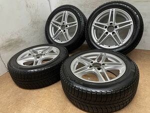 送料無料！ユーロフォルシュ 16インチ 6.5J +49 PCD112 ミシュラン 205/55R16 ベンツ Aクラス W176 Bクラス E246 CLAクラス C117 X117