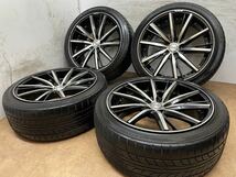 送料無料！KYOHO S/F STEINER 20インチ 8.5J +35 PCD114.3 5H 245/40R20 アルファード エルグランド フーガ デリカD:5 レイル デリカD:5_画像1