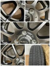 送料無料！A-TECH SCHNEDER 14インチ 4.5J +43 PCD100 4H ブリヂストン ブリザック 155/65R14 アクア キューブ フリード デミオ スイフト_画像10