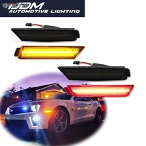 シボレー カマロ フロント サイド リア マーカー セット LED ライト ランプ 2010年～2015年 Camaro スモーク|kK_画像2