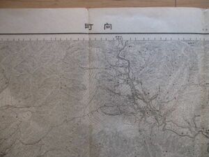 ce1032　5万分1地図　向町　宮城県　山形県　大正5年　大日本帝国陸地測量部