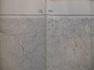 ce1022　5万分1地図　加茂　新潟県　昭和8年　大日本帝国陸地測量部