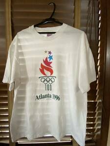 ヴィンテージ　1996アトランタオリンピック Tシャツ　白色　半袖　未使用　綿100%