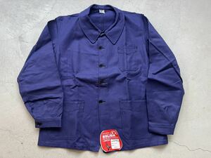 60's- french cotton twill jacketワークジャケット フランス カバーオール JACKET モールスキン フレンチワーク