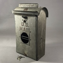 鍵付き。1910's アンティーク US メールボックス/gras/ポスト/照明/ランプ/郵便受け/玄関/外灯/ライト/時計/クロック/ビンテージ/o.c.white_画像2