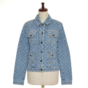 #478968 LOUIS VUITTON Louis Vuitton * Denim jacket size 38 lady's Italy made blue 