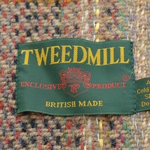 □398044 TWEEDMILL ツイードミル ◯ツイードブランケット 大判ストール ウール レディース イギリス/英国製 チェック_画像3