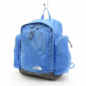 ▲493228 THE NORTH FACE リュックサック ザック 林間学校 遠足 キャンプ SUNNY CAMPER 30 サニーキャンパー NMJ71800 キッズ子ども ブルー