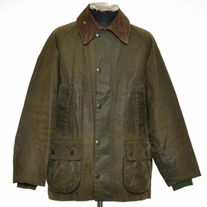 ◆492555 Barbour バーブァー バブアー ◆オイルドコットンジャケット BEDALE サイズC36/91CM メンズ 英国製 カーキ グリーン