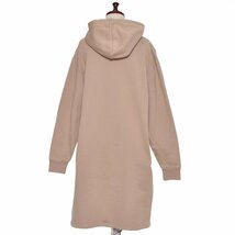 ◇491292 CHUMS チャムス ワンピース ◆裏起毛スウェット ロゴパーカードレス Logo Parka Dress CH18-1115 サイズL レディース ベージュ_画像2