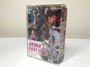 中森明菜 カセット イースト・ライヴ インデックス23 AKINA EAST LIVE INDEX-XXⅢ 現状品