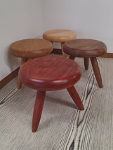 furniture-worker-craftman stool！！　オーク無垢ヴァーサタイルスツール!!未使用品！！_画像10