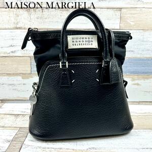 MAISON MARGIELA　メゾンマルジェラ　5AC　ハンドバッグ　ブラック　S56WG0082P0396