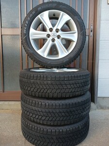 175/60R16 ブリヂストン ブリザック VRX3 2021年製 溝7mm位　純正ホイール 5.5J+39 ナット付き ラクティス トレジア BRIDGESTONE BLIZZAK