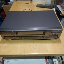 HITACHI 日立 7B-S80 S-VHS ビデオデッキ リモコン説明書あり 元箱なし 送料込み_画像1