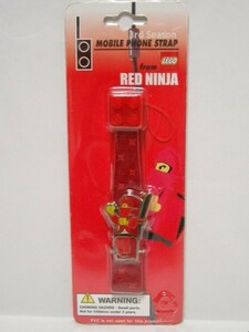 未使用品◆LEGO RED NINJA/赤忍者ストラップ