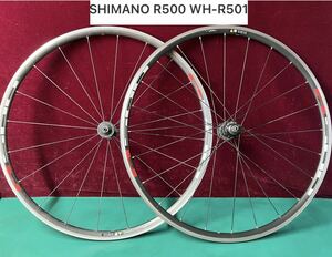 SHIMANO R500 WH-R501 ホイールセット アルミ 700C (160s)