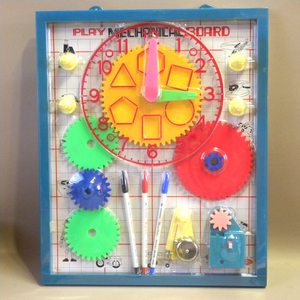 [ box none ]1970 period that time thing to- horn / higashi ... electric Play mechanical board ( old former times Vintage Showa Retro intellectual training toy )