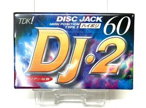 未使用(未開封)TDKオーディオカセットテープ[DJ・2 60] DJ2-60 ハイポジ 1本 特価品