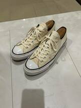 粗未使用品 CONVERSE CHUCK TAYLOR 70 OX White US10 28.5cm 藤原ヒロシ fragment design コンバース uniform experiment SEQUEL_画像1