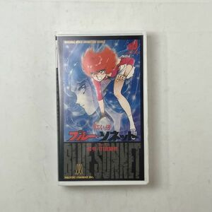 【VHS】紅い牙ブルー・ソネット　ビデオテープ　1989年　花とゆめコミックス 白泉社 柴田昌弘原作　作画監督 中山勝一　B6y