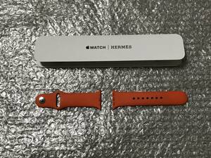 非売品 美品 Apple Watch Hermes オレンジスポーツバンド41mm/40mm/38mm純正正規品 全シリーズ対応 送料無料