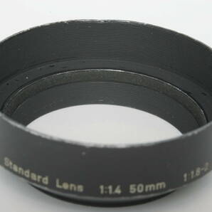 メタル スタンダードレンズ 1:1.4 50ｍｍ 1:1.8 -2 55mm用  49ｍｍ ねじ込み式 中古ジャンク扱い品 の画像6