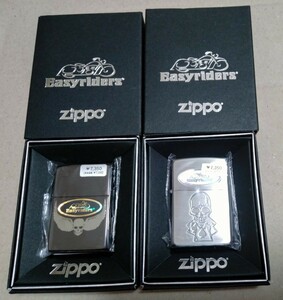 新品 未開封 ZIPPO Eazy Riders メタル貼り 2003年 2004年 イージーライダース 2個セット