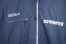 K234　Reebok　リーボック　NFL　Dallas Cowboys　ダラスカウボーイズ　ONFIELD　ウインドブレーカージャケット　M　ビッグシルエット_画像6