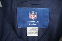 K234　Reebok　リーボック　NFL　Dallas Cowboys　ダラスカウボーイズ　ONFIELD　ウインドブレーカージャケット　M　ビッグシルエット_画像3