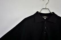K810　カシミヤ100　CASHMERE　メンズ　カシミヤニットセーター　ブラック　サイズL　黒　ポロシャツ　ニット_画像2