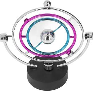 電子永久運動玩具 シミュレーション環状球軌道モデル回転バランスボール物理科学玩具