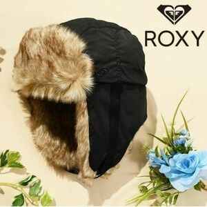 【新品 ROXY（ロキシー）ボリュームファーのフライトキャップ MY FLIGHT