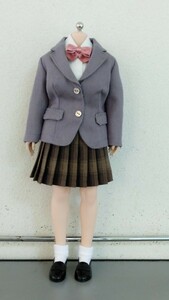 (XL)1/6 フィギュア用 ブレザー 制服セット　TB LEAGUE tb league S38・S39等に TBリーグ 人形服