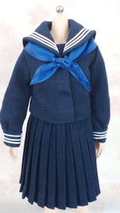 (S)1/6シームレス素体用制服 冬服　セーラー服セット TB LEAGUE(旧ファイセン) S26a・S27a等に　