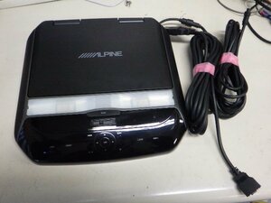 【B】動作OK ALPINE アルパイン フリップダウンモニター リアモニター 後席モニター 10.2インチ VGA TMX-R1500 ジャンク