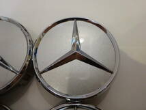 メルセデスベンツ純正ホイール センターキャップ 4個 シルバー 75mm 220 400 01 25 Mercedes-Benz_画像5