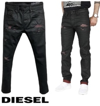 定価57,200円限定完売DIESELディーゼルTHOMMER084XXダメージリペア樹脂コーティングjoggストレッチスキニーデニムITALY製KROOLEYproject_画像1