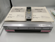 SONY ソニー　VHSビデオ一体DVDレコーダー スゴ録 RDR-VD60 ジャンク品　リモコン及び 取扱説明書 付_画像1