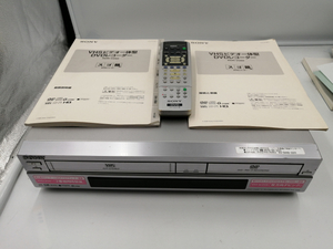 SONY ソニー　VHSビデオ一体DVDレコーダー スゴ録 RDR-VD60 ジャンク品　リモコン及び 取扱説明書 付
