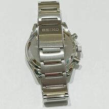 SEIKO セイコー スピリット SBPY119 V172-0AP0 クロノグラフ 腕時計 メンズ デイト 黒文字盤 ソーラー_画像2