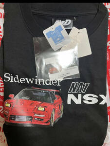 即決 頭文字D Tシャツ【L】新品タグ＆シール付き イニシャルD サイドワインダー 北条豪 ホンダ NSX NA1 レア