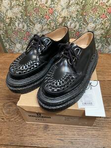 ◎定価85800円　sacai GEORGE COX HAMILTON size4 37 サカイ　ジョージコックス　ラバーソールレザーシューズ　ダブルソール