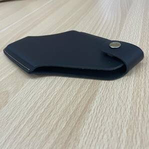 新品 本革レザー ウエストバッグ ブラック 携帯電話ホルダーケース スマホバッグ iPhoneバッグ スマートフォン アンドロイド 送料無料の画像10