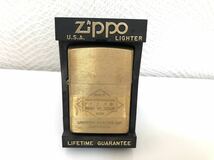 【未使用】☆未着火☆ZIPPO/ジッポ/オイルライター/SOLID BRASS/ソリッドブラス/UNITED STATES OF AMERICA/ゴールド/金/MADE IN U.S.A_画像4