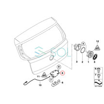 BMW E46 E90 E92 トランクロックアクチュエーター 318i 318Ci 320i 323i 325i 328i 328Ci 330i 330xi 330Ci 335i M3 51247840617_画像3