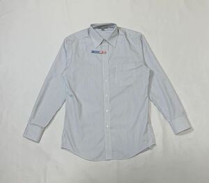 UNIQLO ユニクロ // 長袖 ストライプ柄 シャツ・ワイシャツ (白×ブルー系)サイズ M